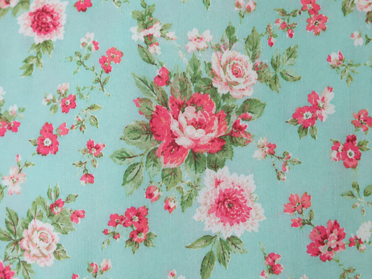 Premium Mint Floral Printed 3 Piece Stitched Suit