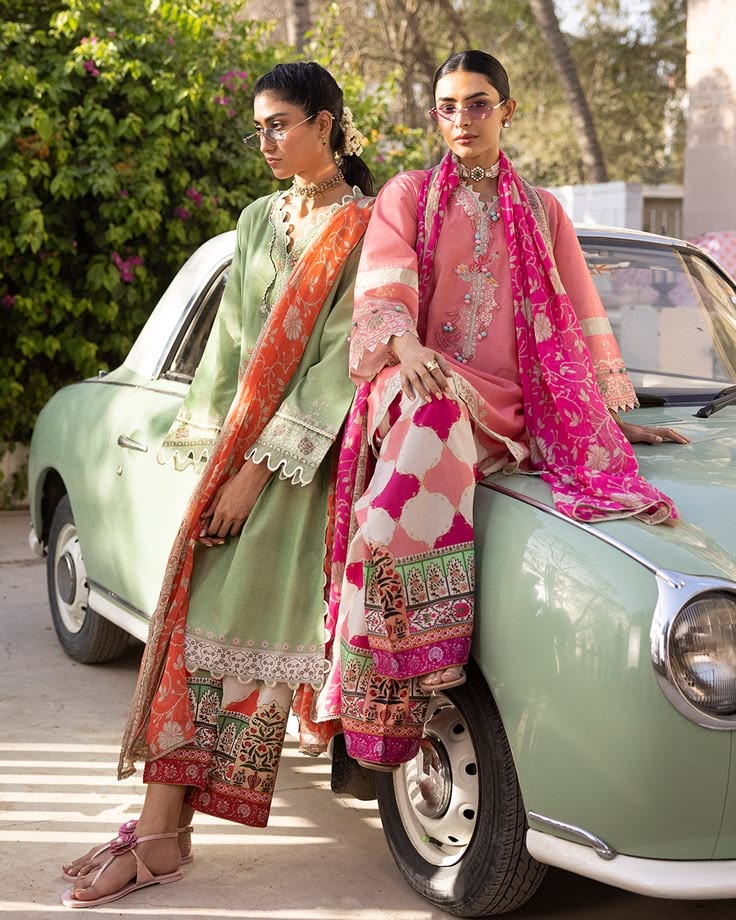 Stitched Printed 3-piece suit