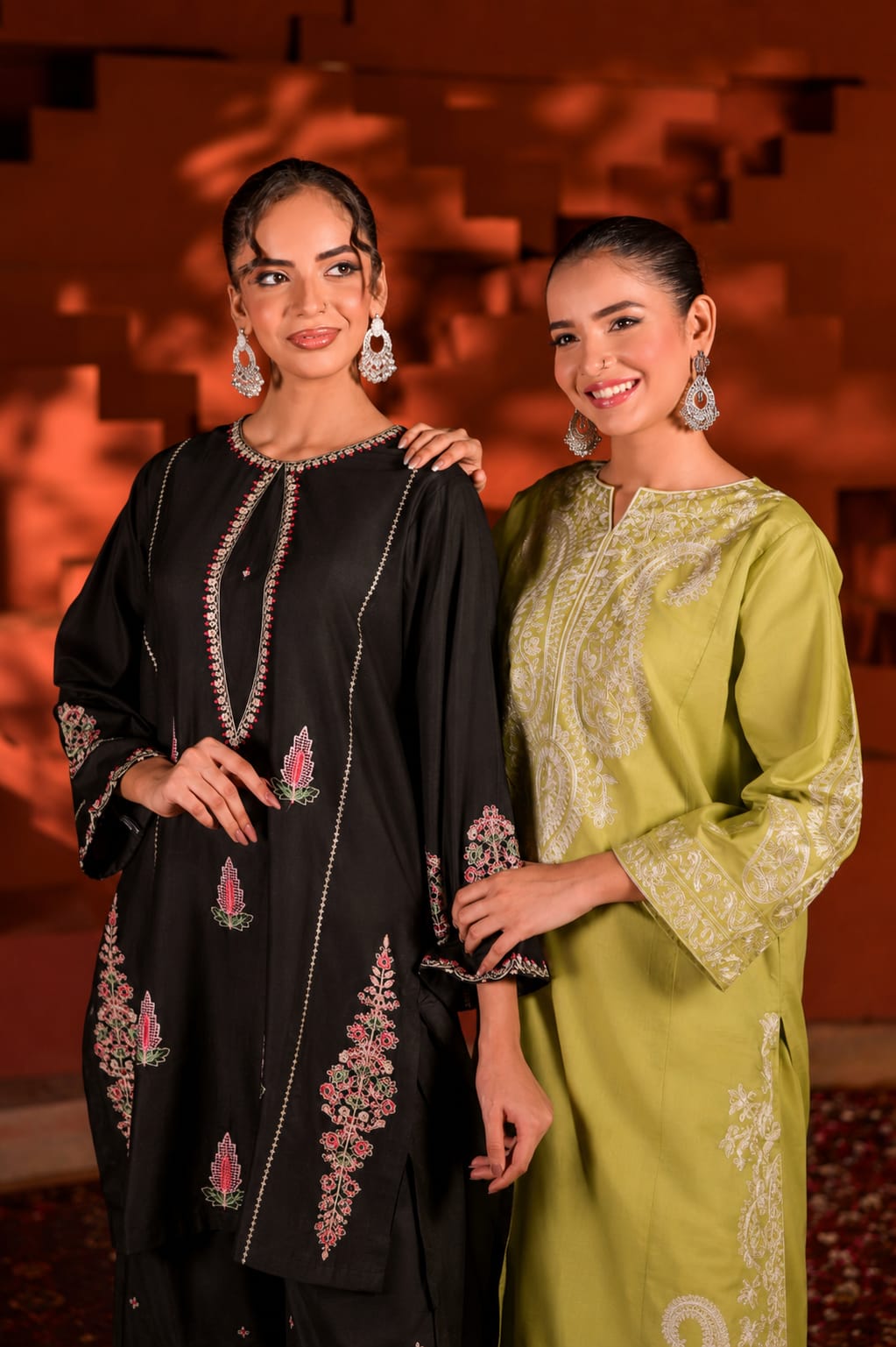 Noor-o-Nazakat | Embroidered Cords Collection