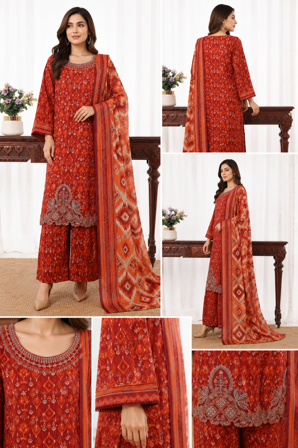 Rust Royale – Premium Stitched 3-Piece Suit