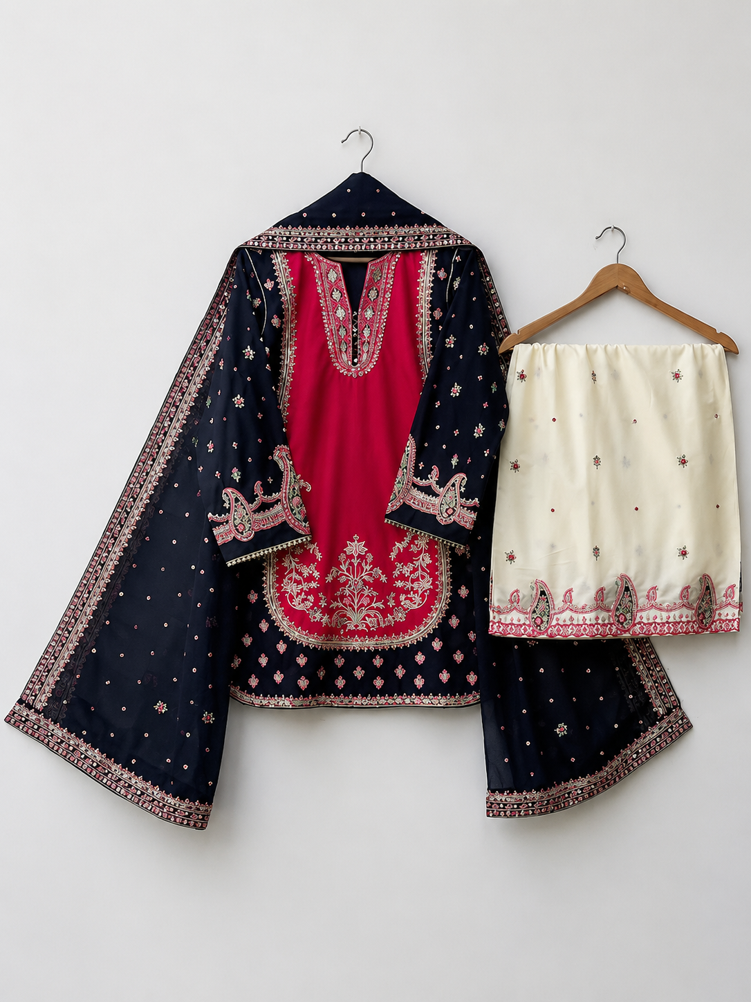 Velvet Crimson Embroidered Lawn Collection