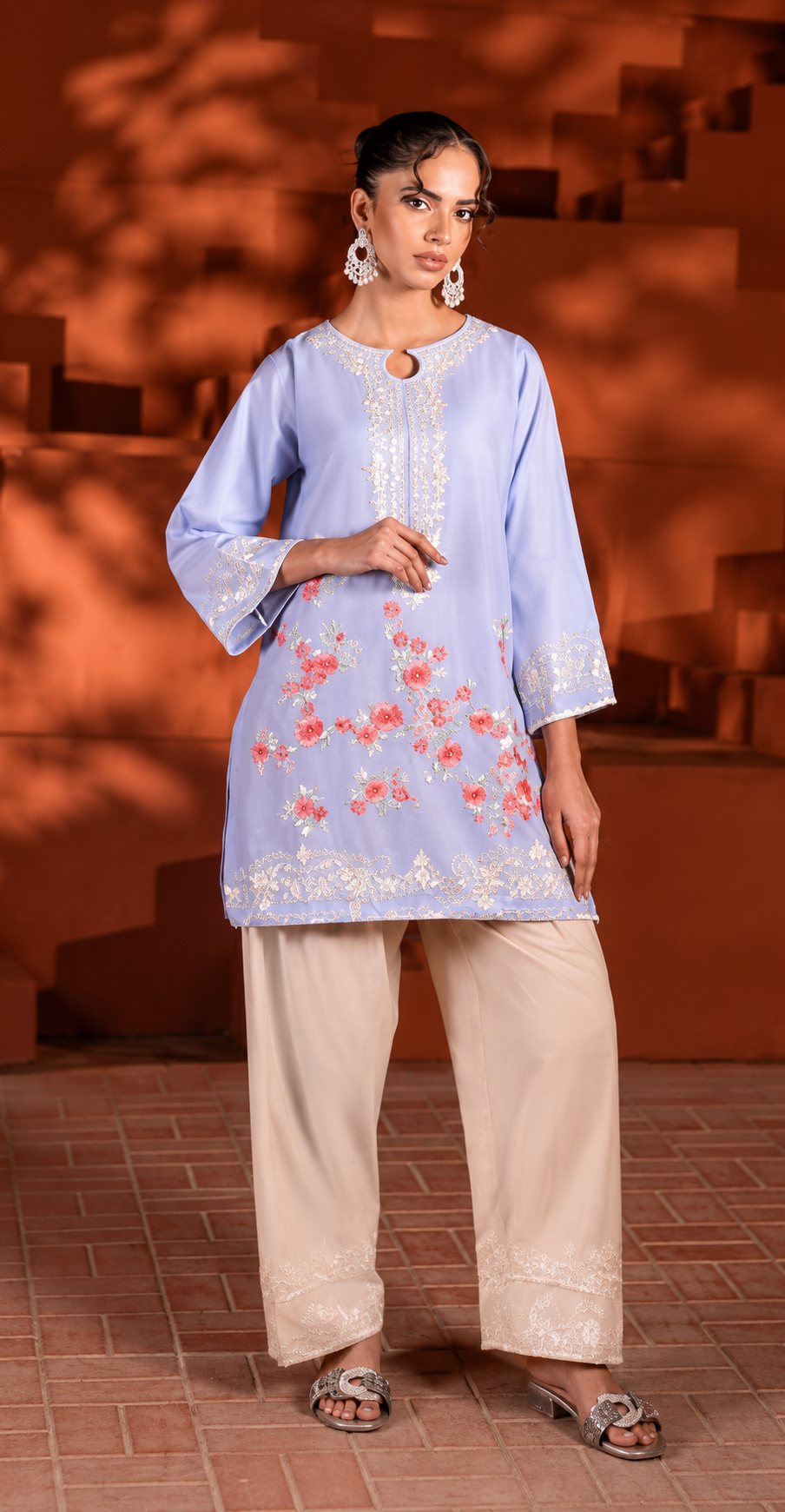 Aasma-e-Noor | Premium Embroidered Co-Ord Set