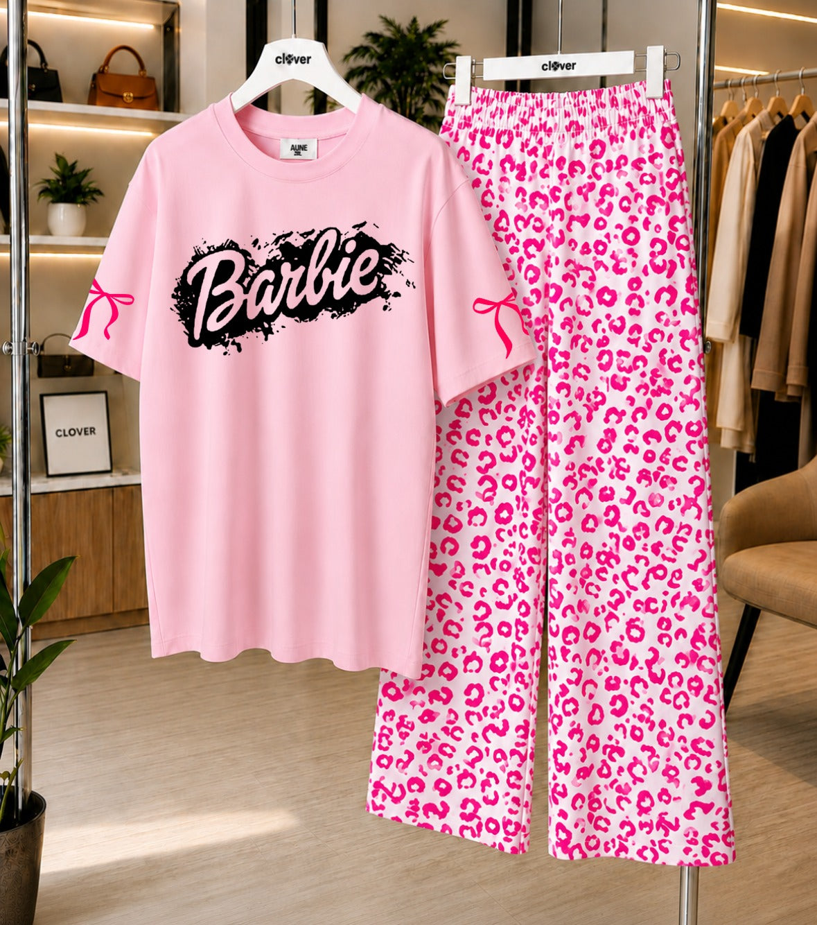 Barbie Print Night Suit