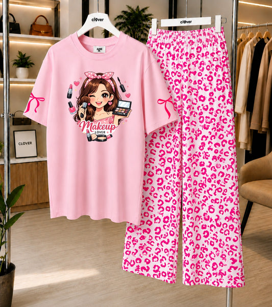 🩷 Make-up Girl Night Suit