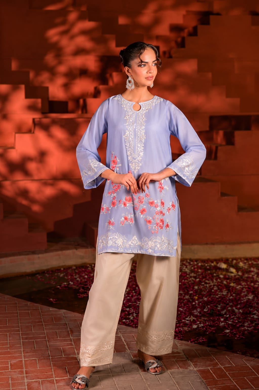 Aasma-e-Noor | Premium Embroidered Co-Ord Set
