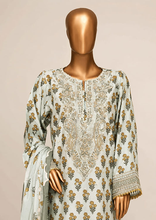 SADABAHAR Premium Embroidered 3 Piece Suit