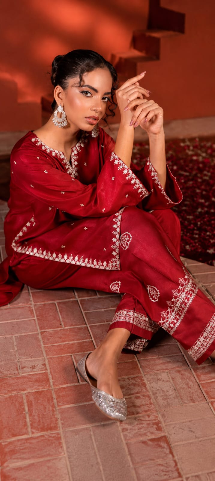 Noor-e-Gul | Premium Embroidered Co-Ord Set