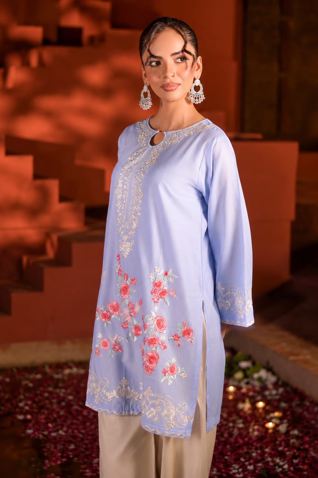 Aasma-e-Noor | Premium Embroidered Co-Ord Set