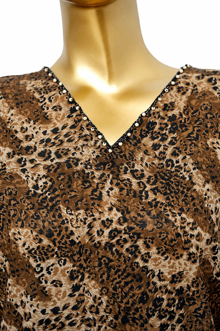 Wild Elegance – Premium Printed 3-Piece Lawn Suit